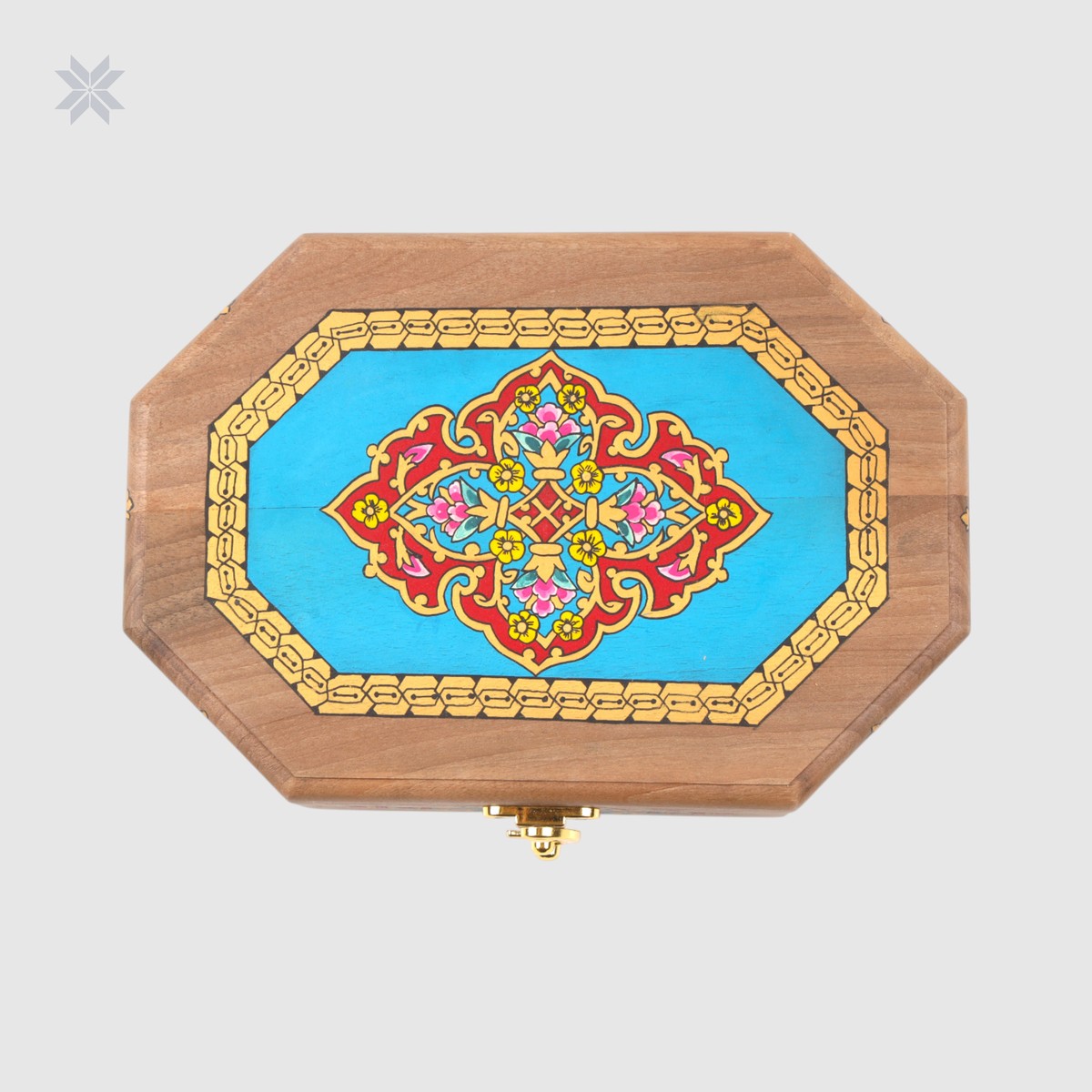 Miniature Jewelry Box made of Walnut Wood Handmade 7