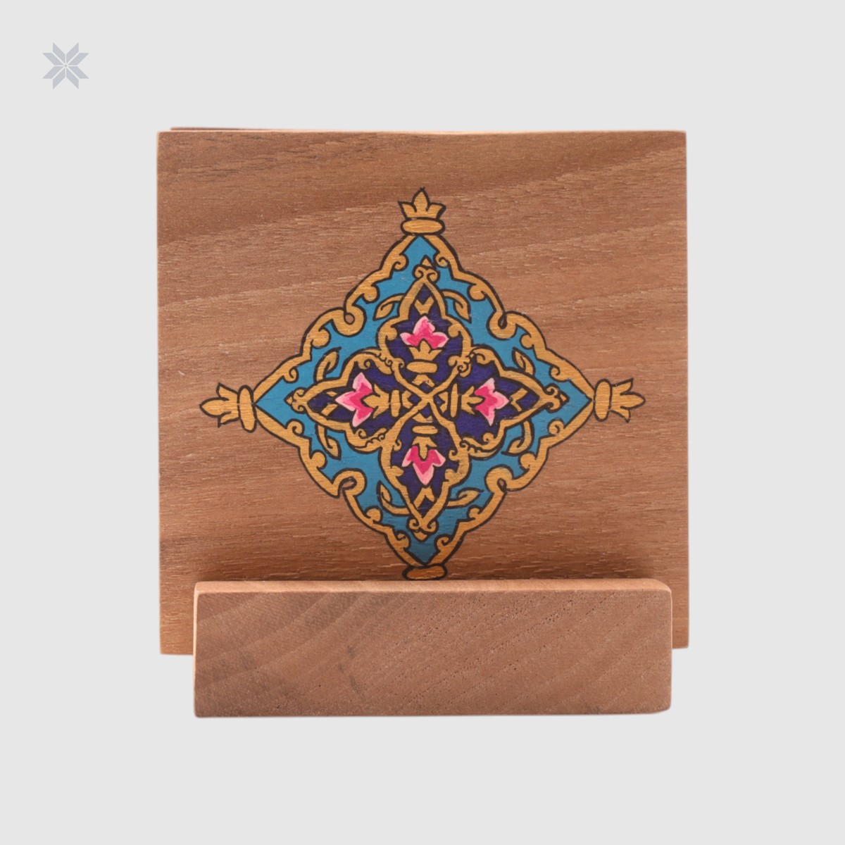 Coasters Miniature Wooden Coasters, Afghan Art 5