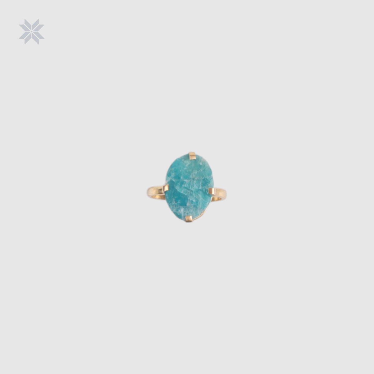 Alit Blue Women Ring 3