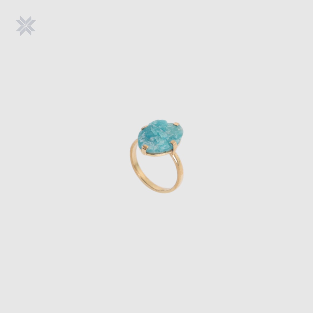 Alit Blue Women Ring 4