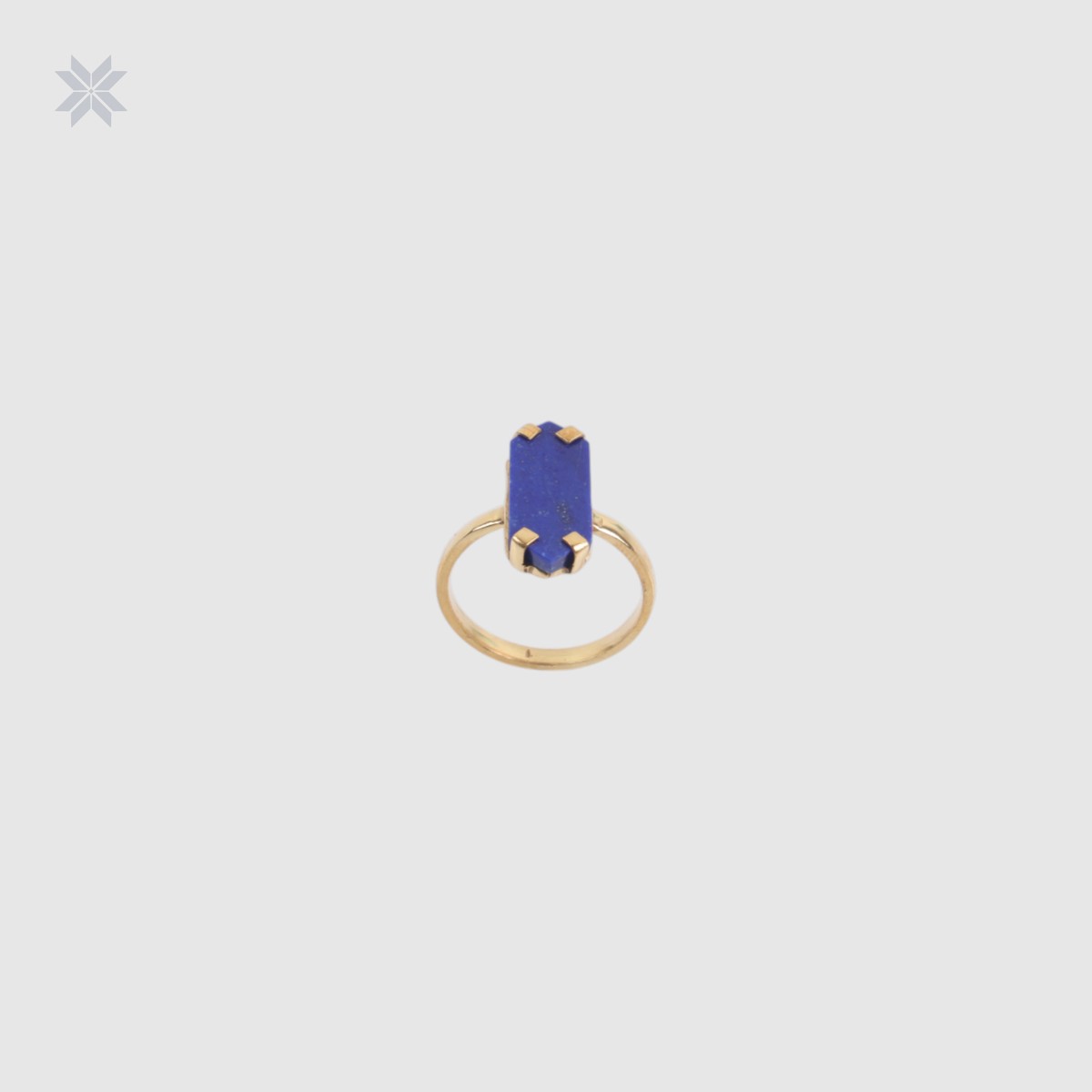Lapis Lazuli Women Ring Blue Color 4