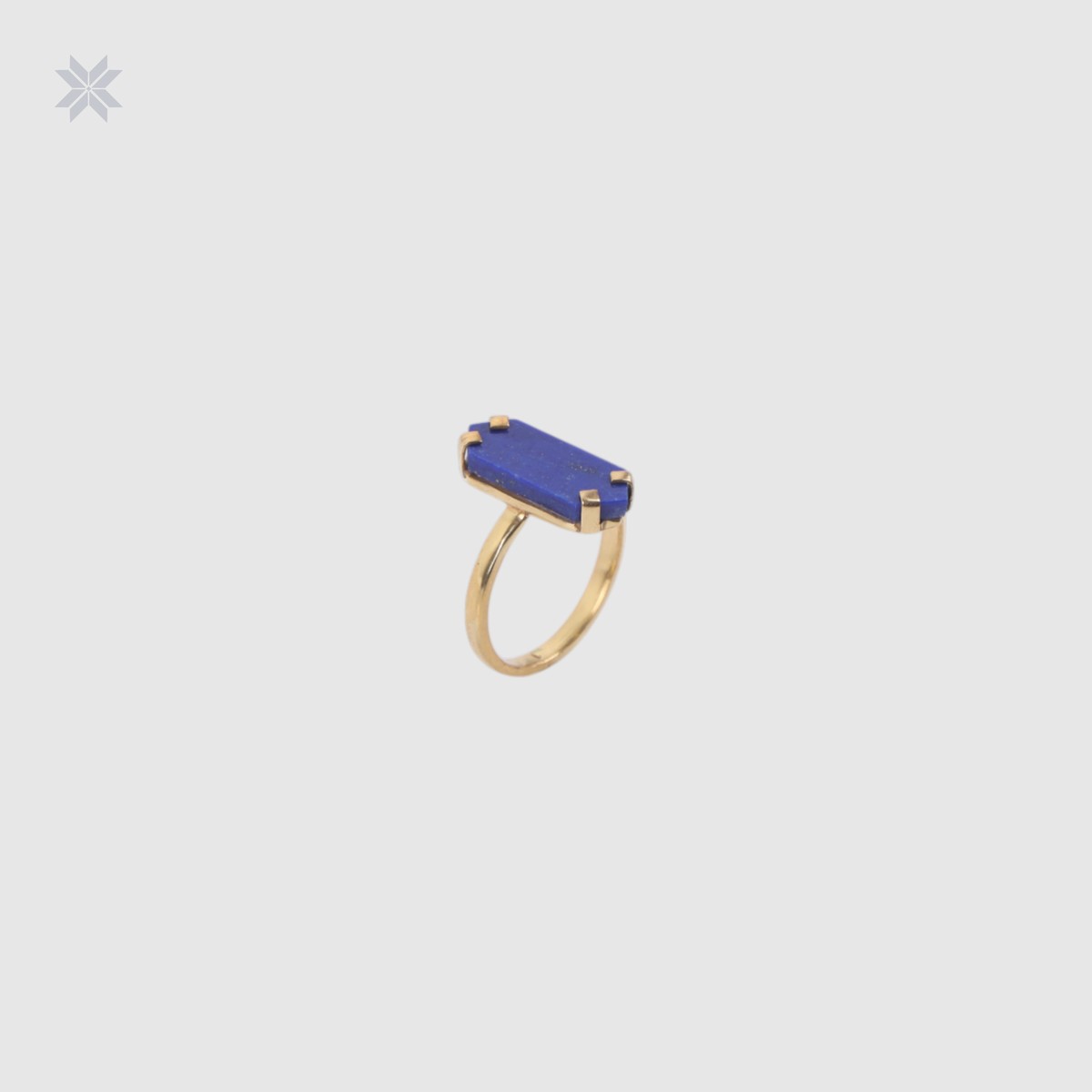 Lapis Lazuli Women Ring Blue Color 2