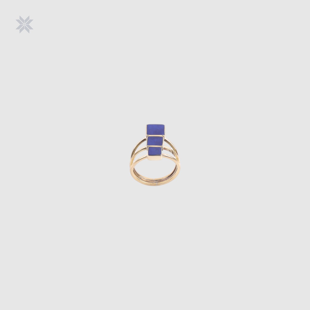 Lapis Lazuli Women Unique Ring 4