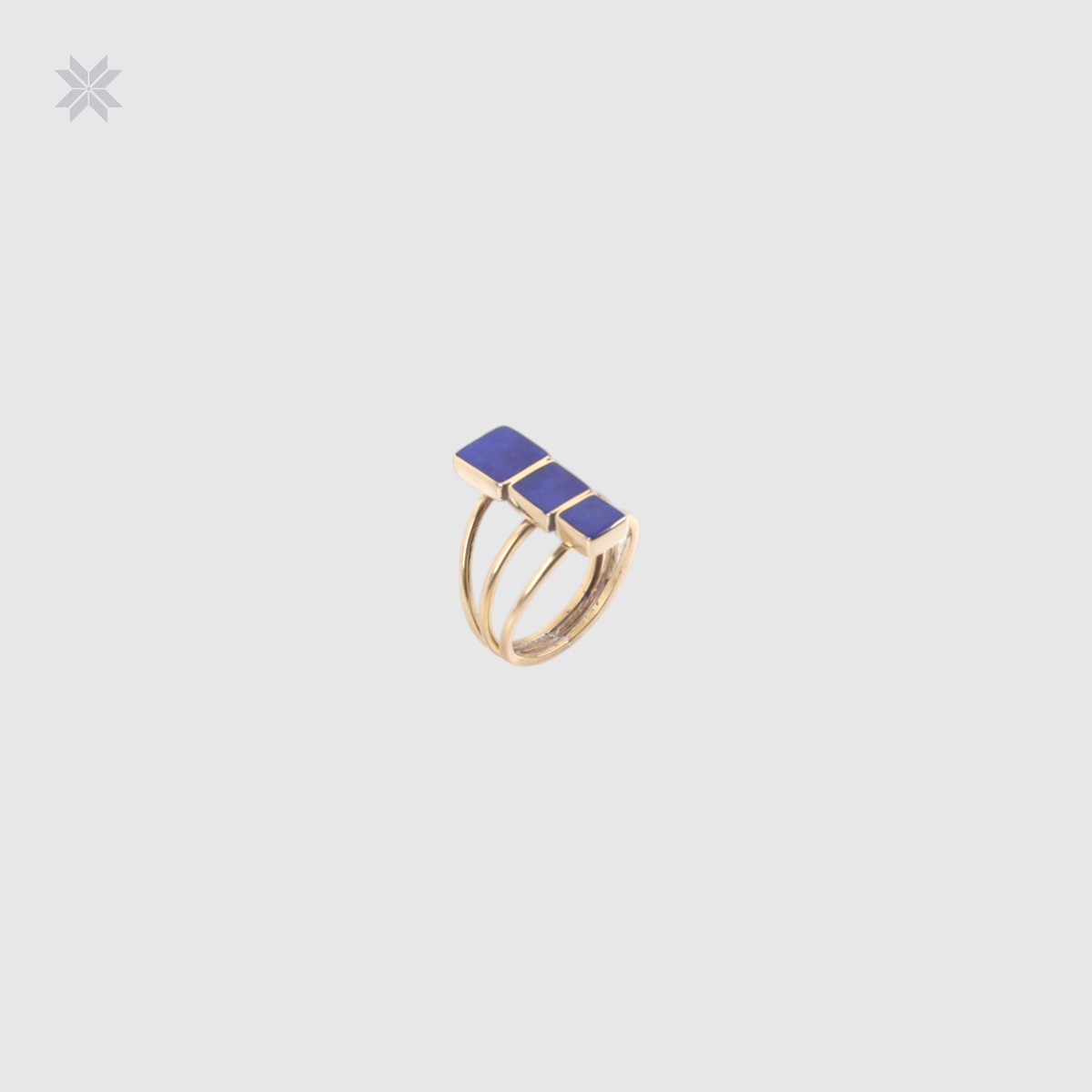 Lapis Lazuli Women Unique Ring 2