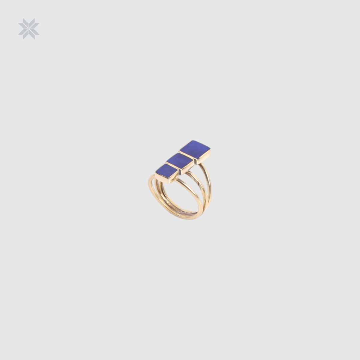 Lapis Lazuli Women Unique Ring 3