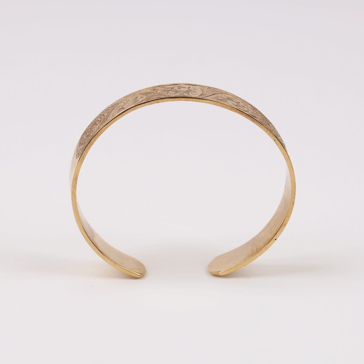 Ornate Gold-Plated Brass Bracelet 1