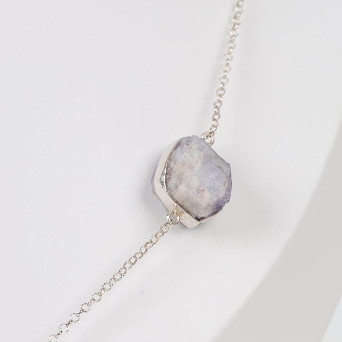 GemAura Necklace Ruby and Acmite in Sterling Silver 3