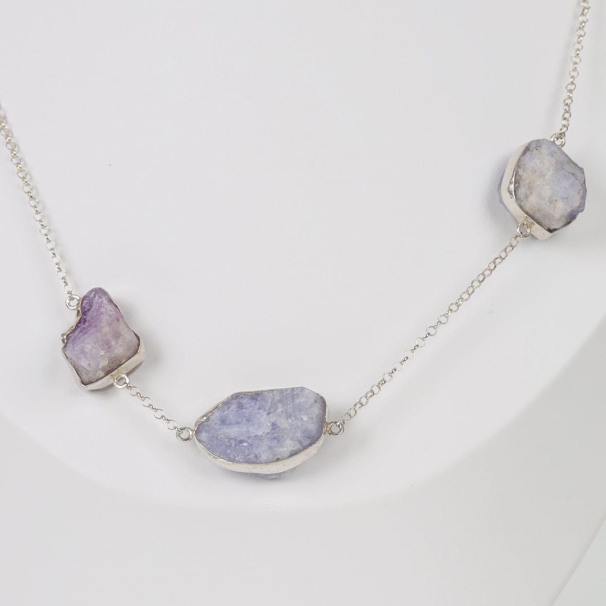 GemAura Necklace Ruby and Acmite in Sterling Silver 2