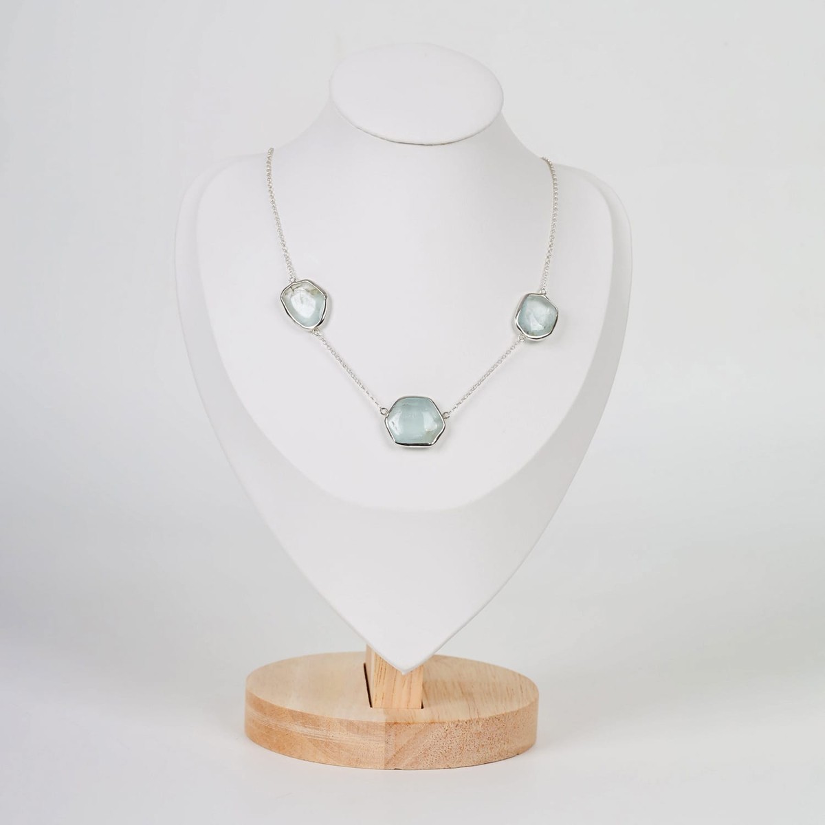 Celestial Aquamarine Necklace Gemstone 3
