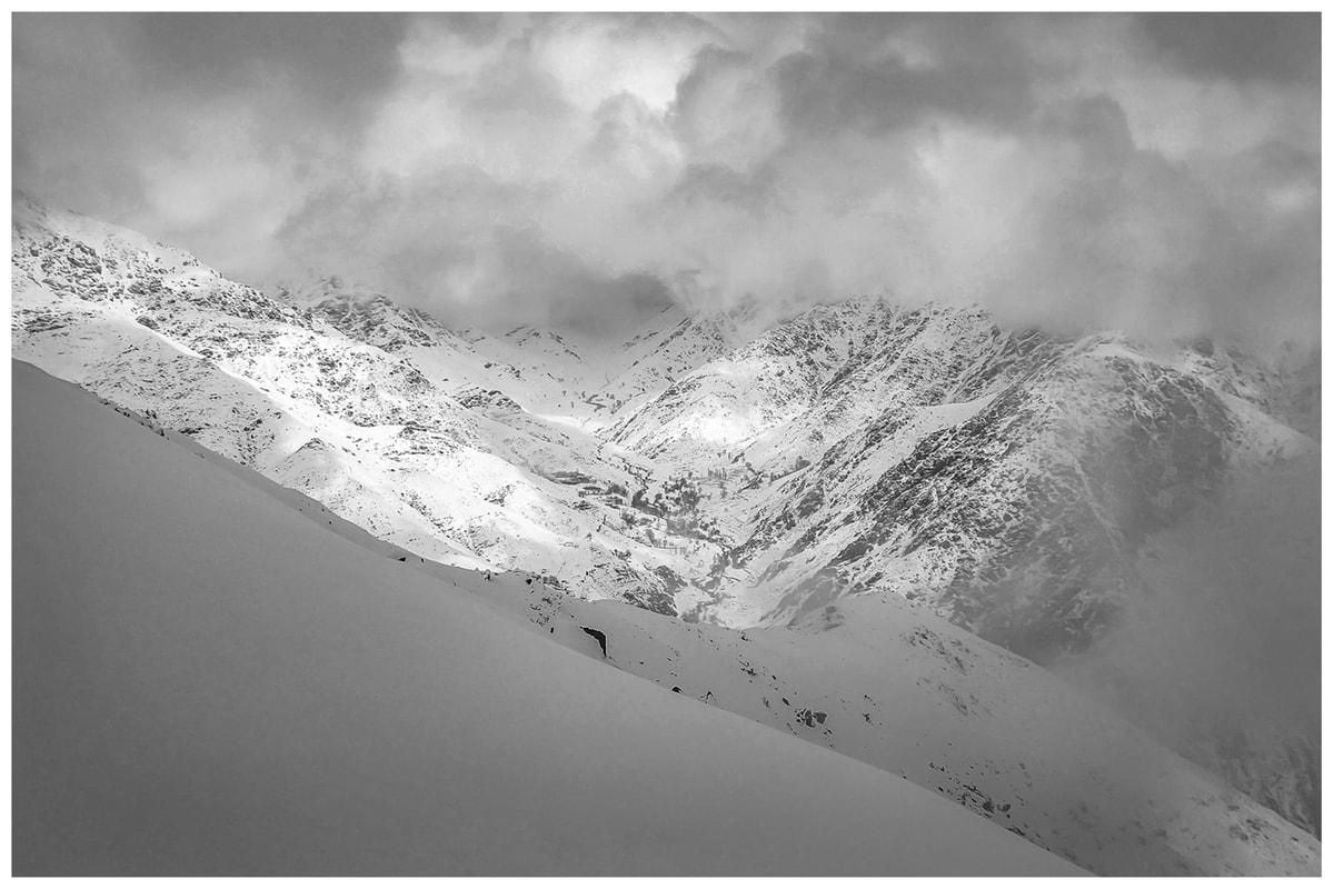Snowy Peaks Paghman Valley Kabul 1