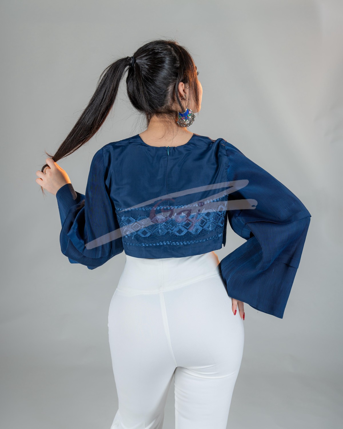 Hand Embroidered Top Trouser Set 2