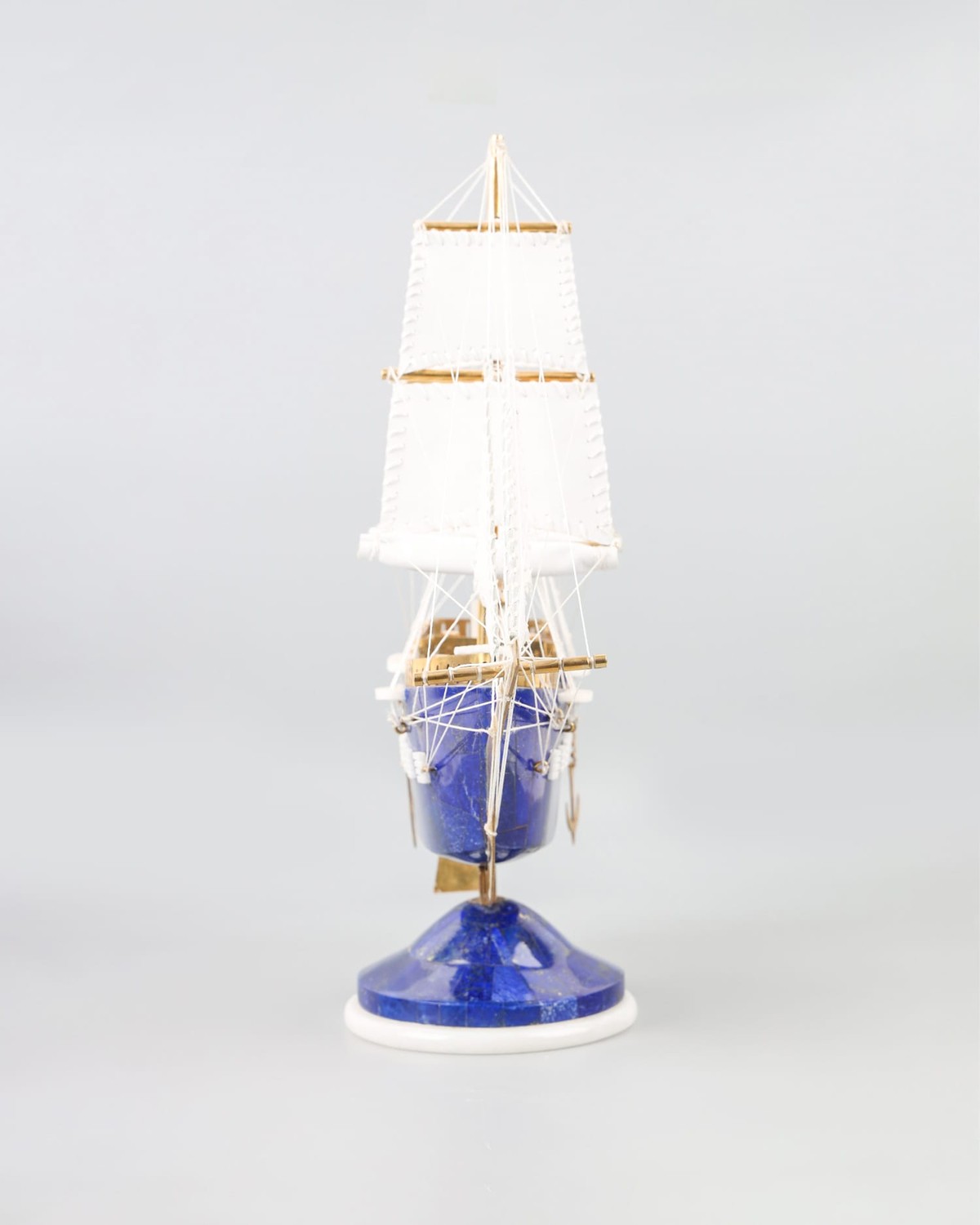 Lapis Lazuli Ship Model Decorative 4
