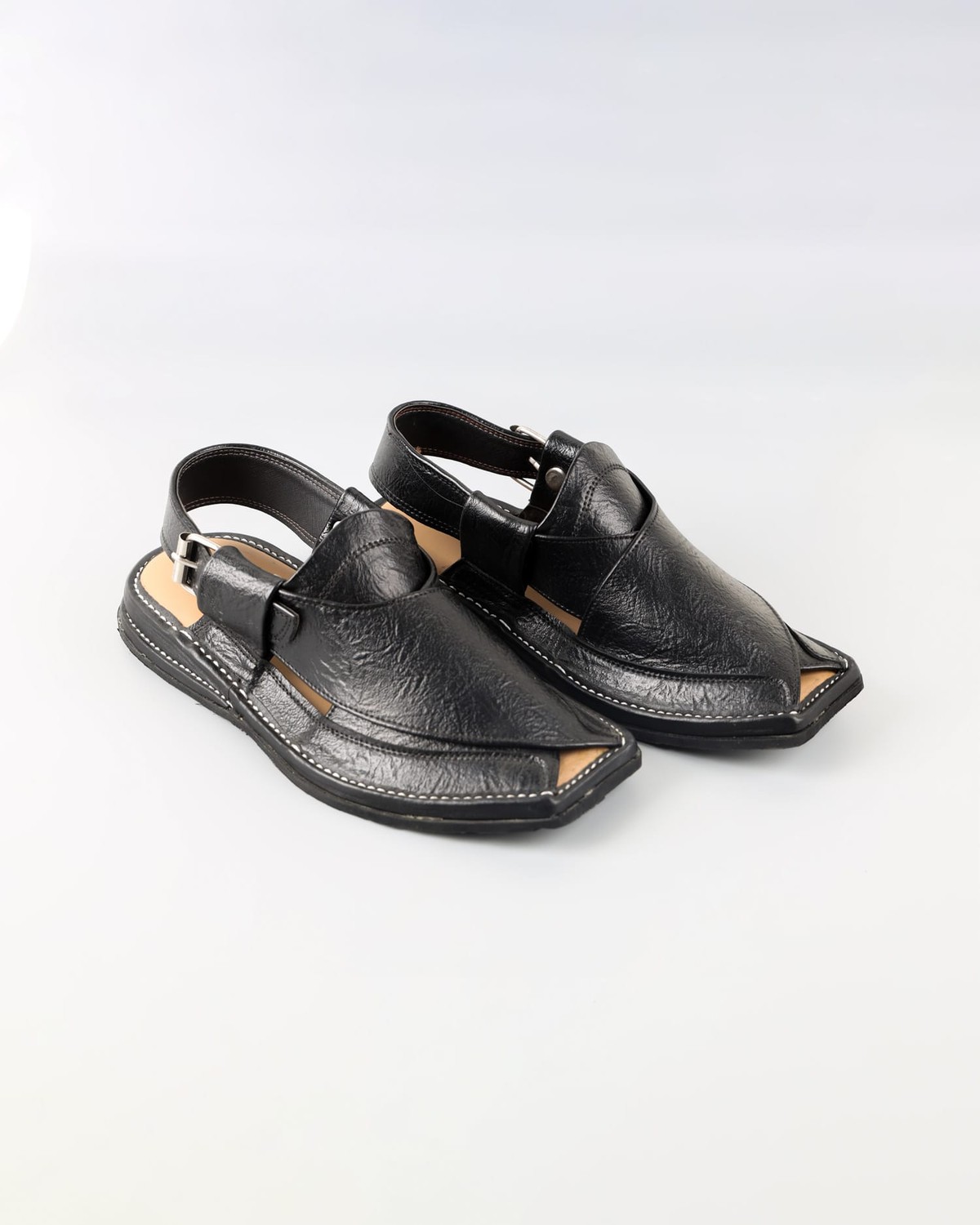 Sandals Charsadda style Leather Chappal | Handmade High Korn Leather chapal 7