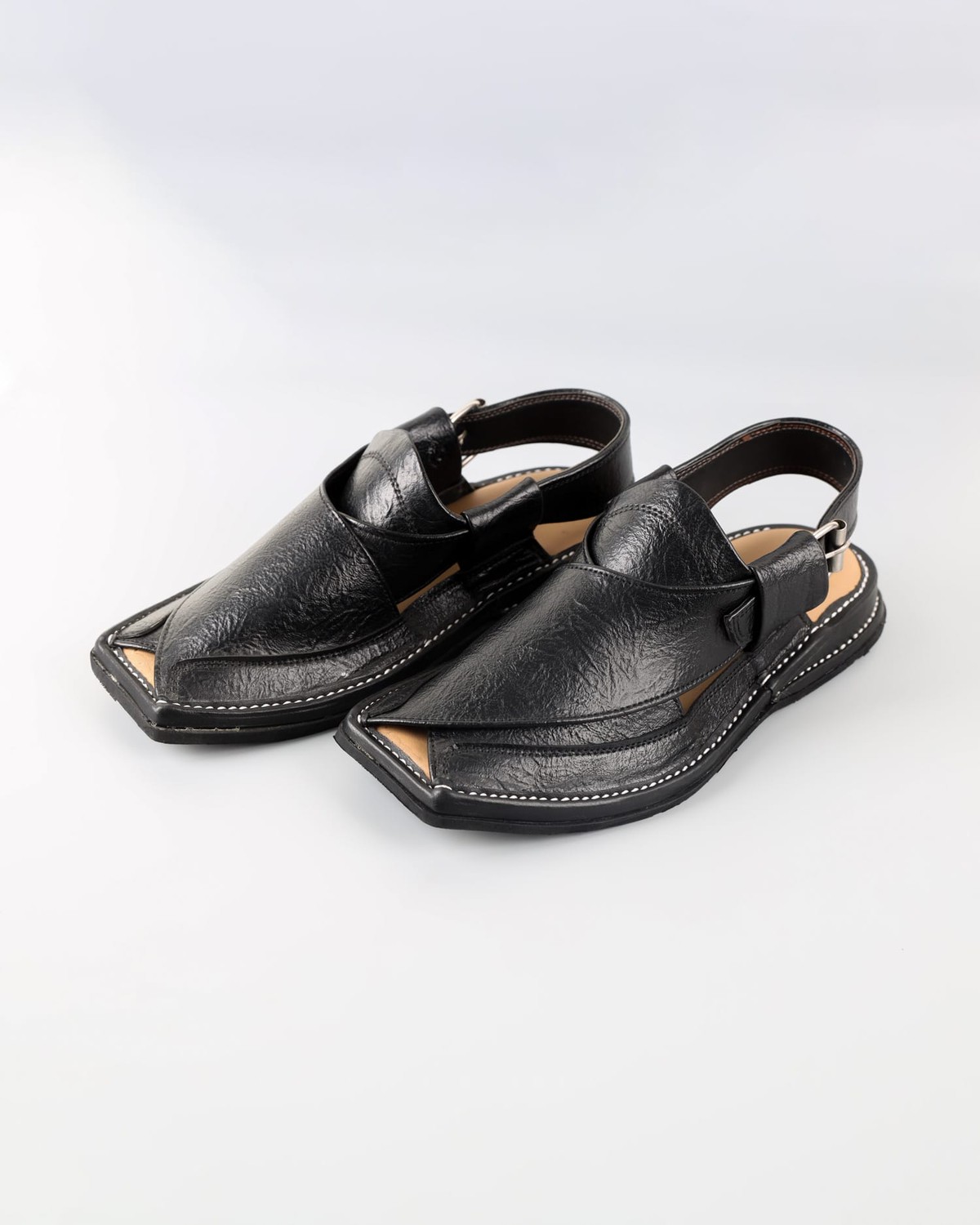 Sandals Charsadda style Leather Chappal | Handmade High Korn Leather chapal 6
