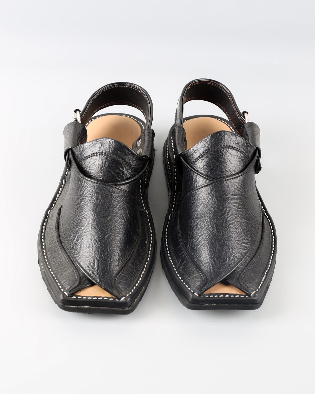 Sandals Charsadda style Leather Chappal | Handmade High Korn Leather chapal 1