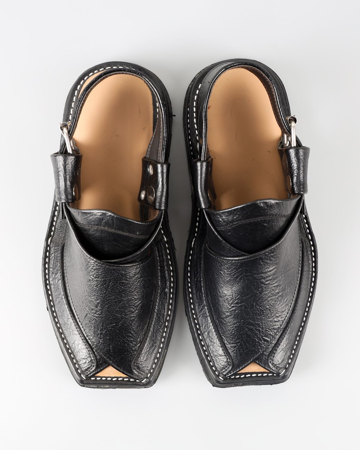 Sandals Charsadda style Leather Chappal | Handmade High Korn Leather chapal 5