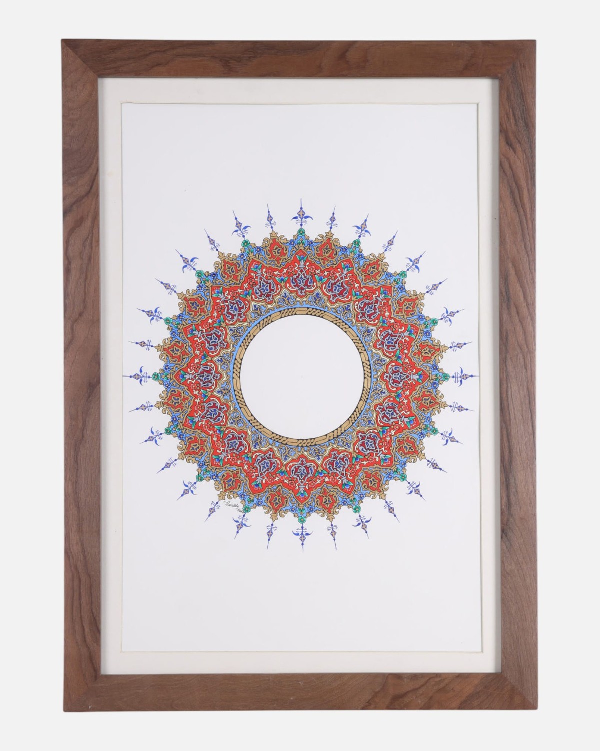 Minatori Design Wooden Frame Artwork Handcrafted Traditional Art | 40 x 56 cm 4
