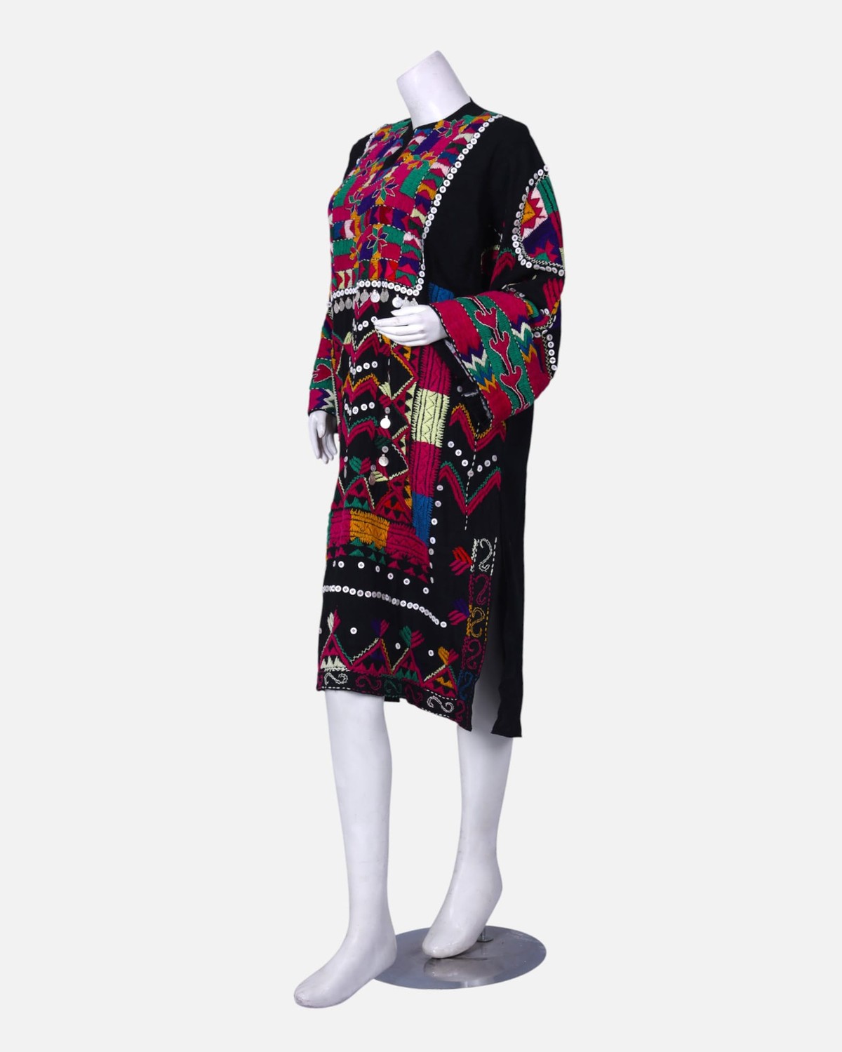 Pirana Handcrafted Embroidered Dress | Traditional Afghan Cotton Dress 1
