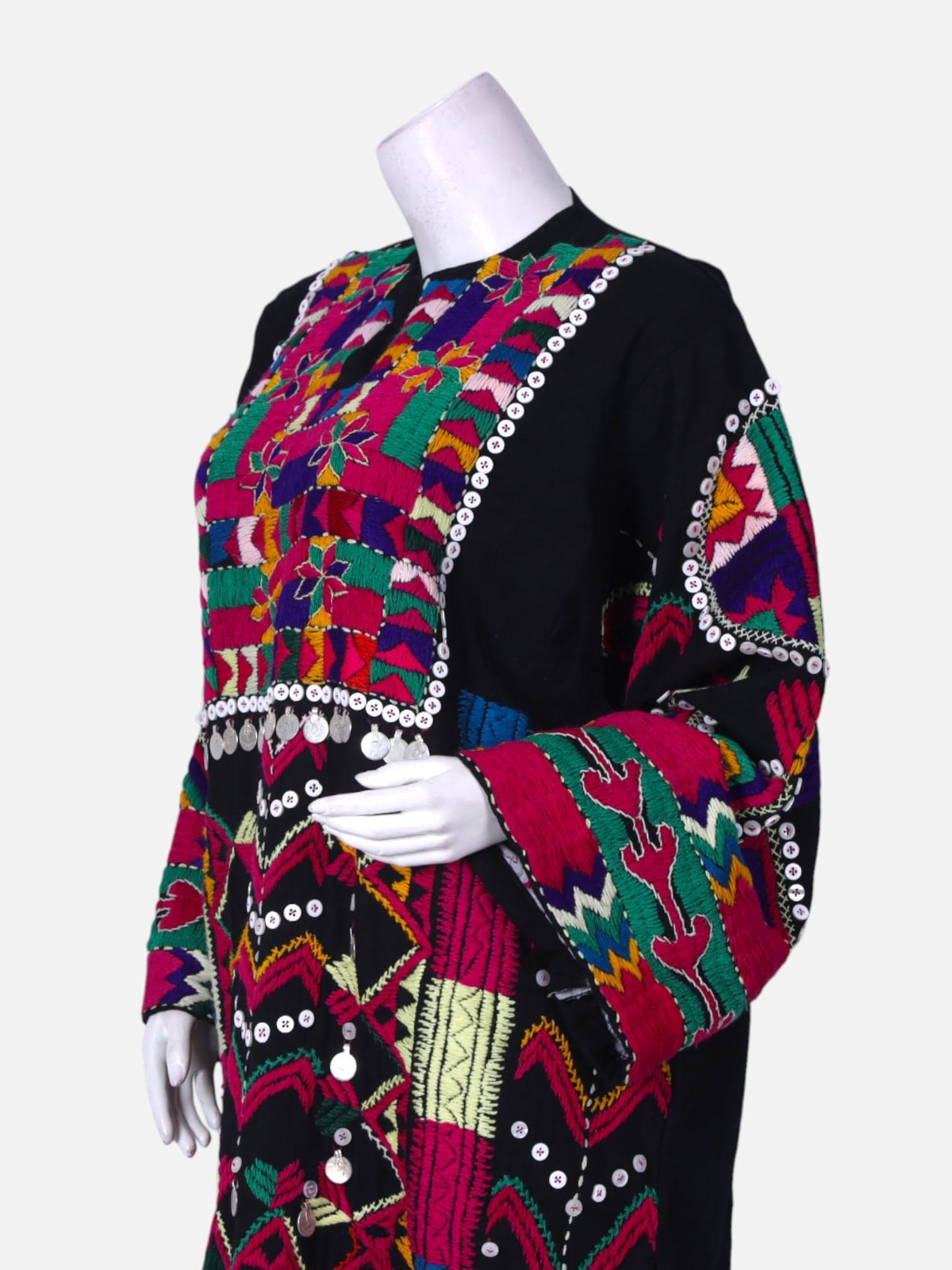 Pirana Handcrafted Embroidered Dress | Traditional Afghan Cotton Dress 4