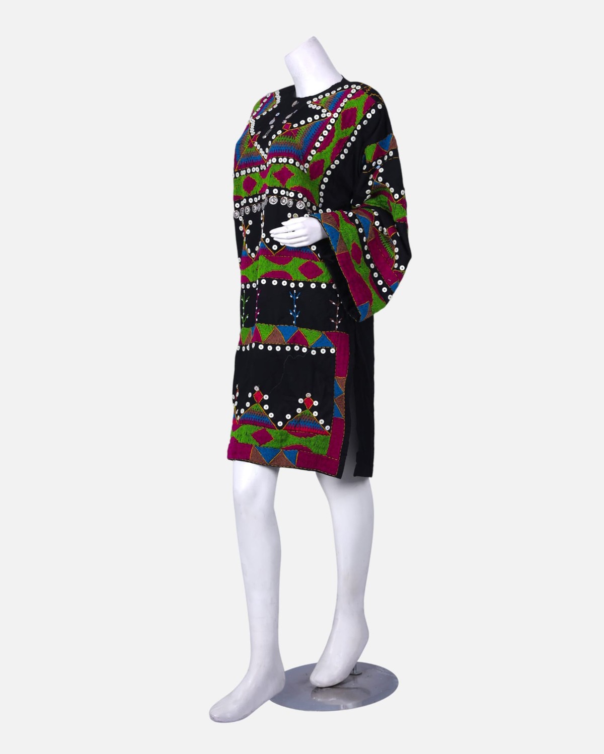 Pirani Dress | Handcrafted Afghan Embroidered Cotton Dress 3