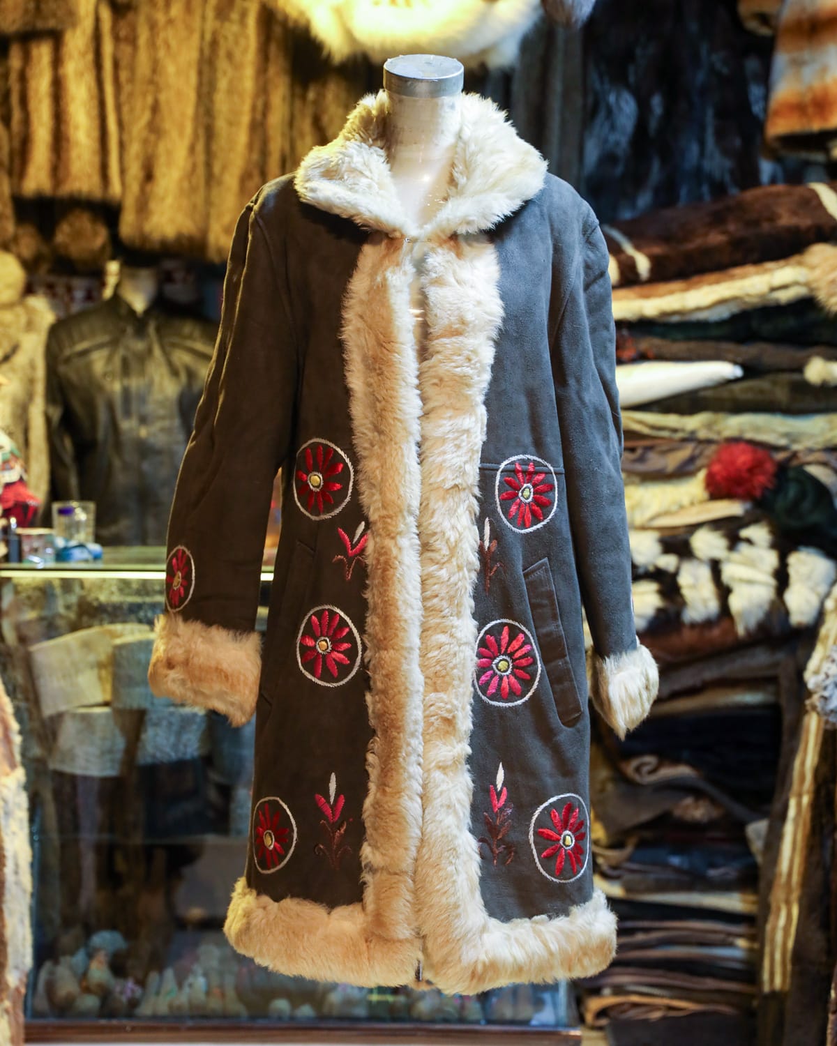 Handcrafted Coat with Floral Embroidery 3