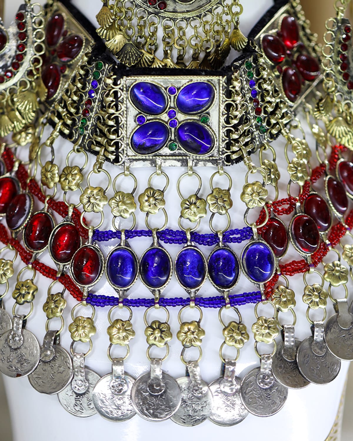 Afghan Multicolored full jewellery set 3
