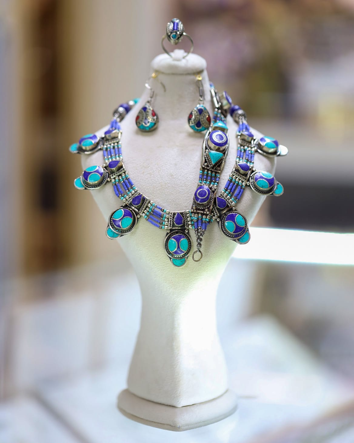 Turquoise Afghan jewelry Set 2