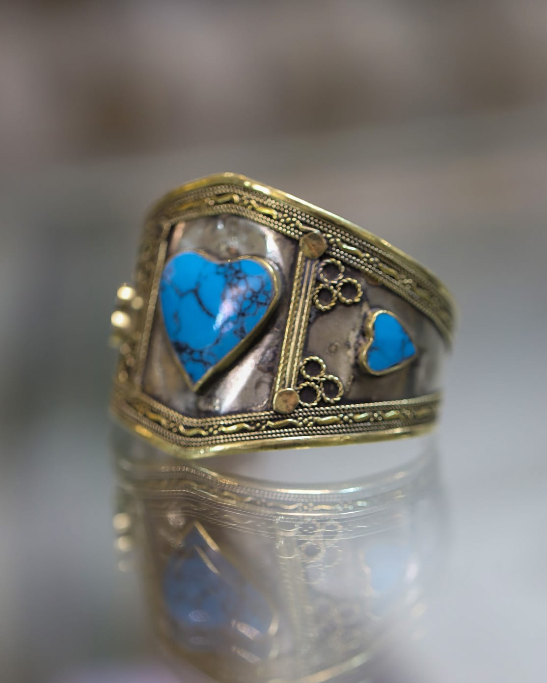 Afghani Kuchi Lapis Lazuli Cuff Bracelets 2