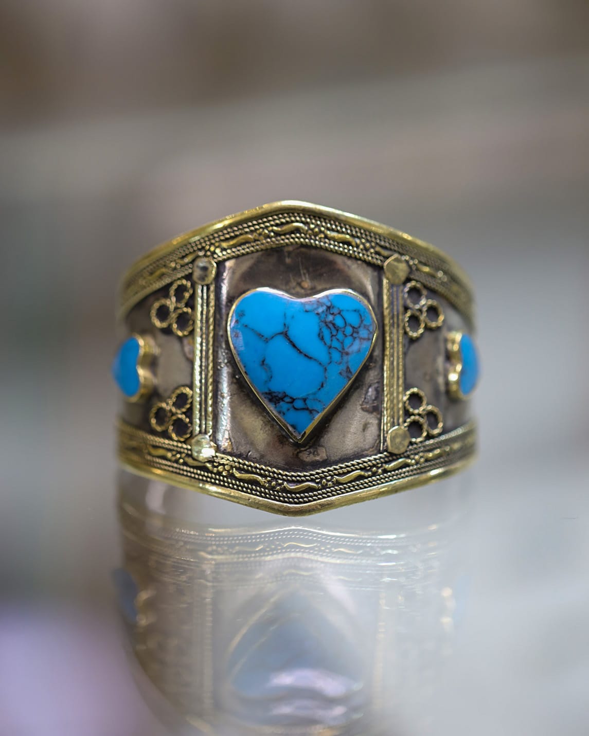 Afghani Kuchi Lapis Lazuli Cuff Bracelets 1