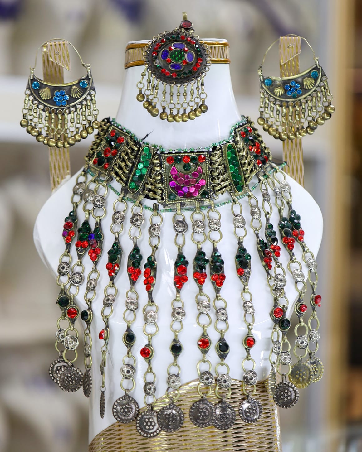 Afghan handmade Kuchi Jewelry Set 2