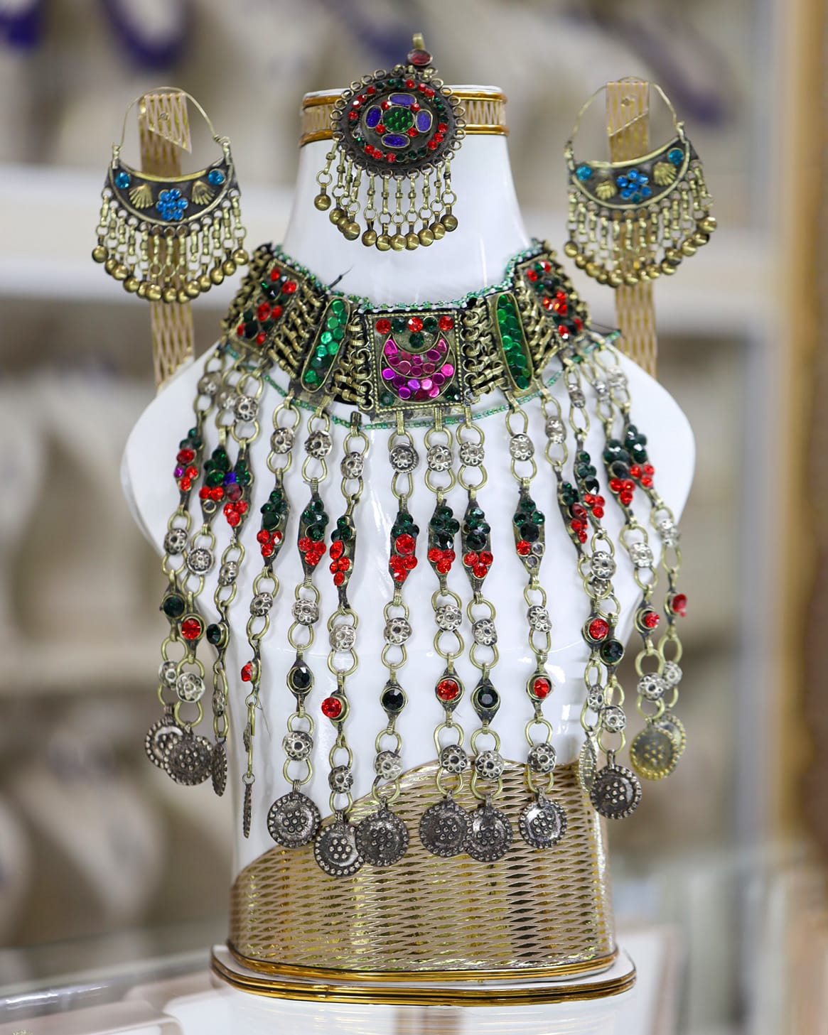 Afghan handmade Kuchi Jewelry Set 1