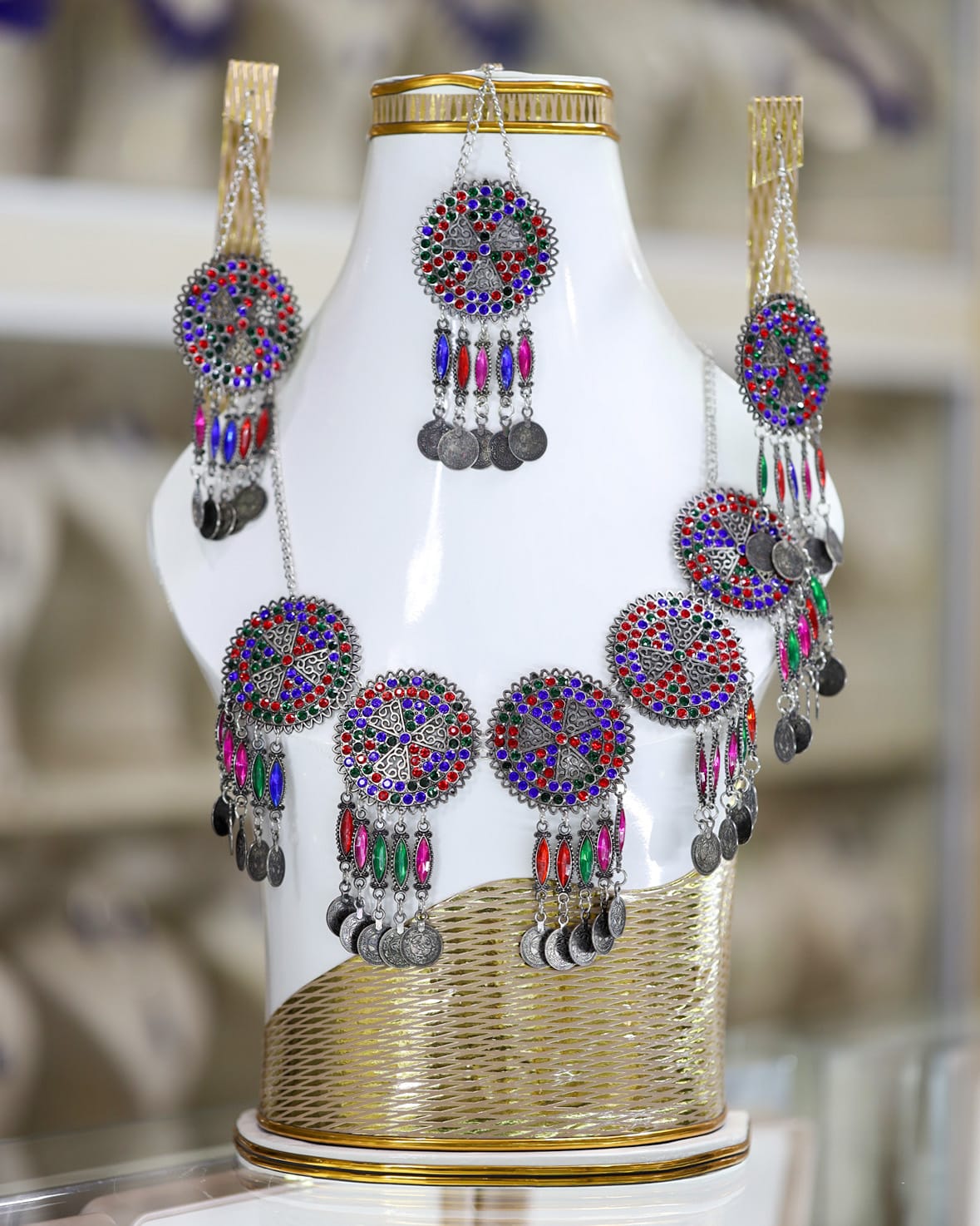 Afghan Kuchi colorful full Jewelry Set 2