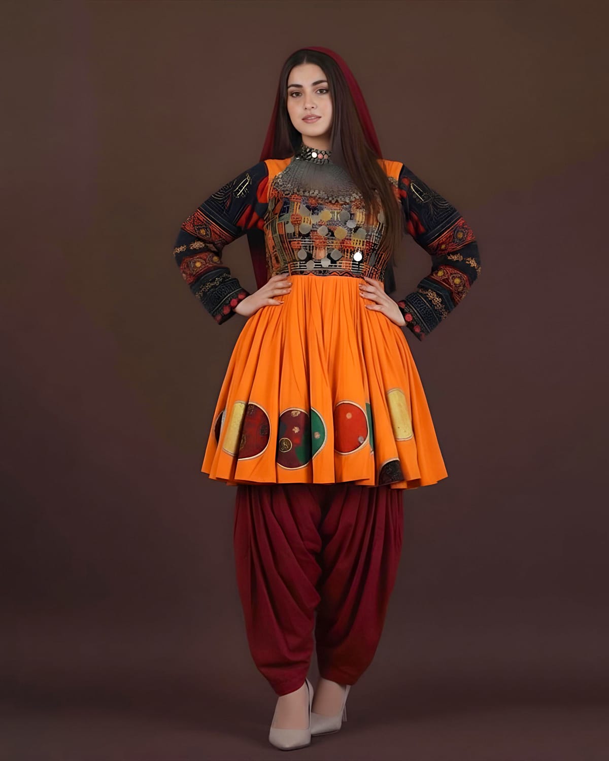 Afghan Handmade Layli Dress Set 1