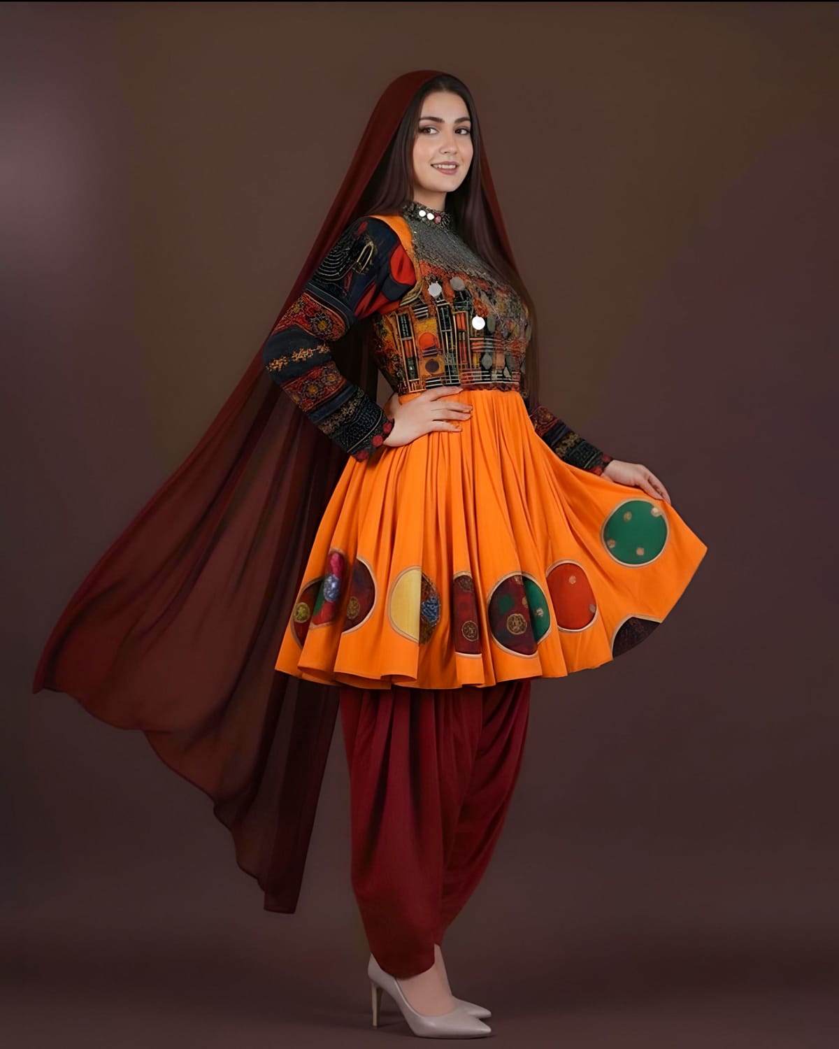 Afghan Handmade Layli Dress Set 3