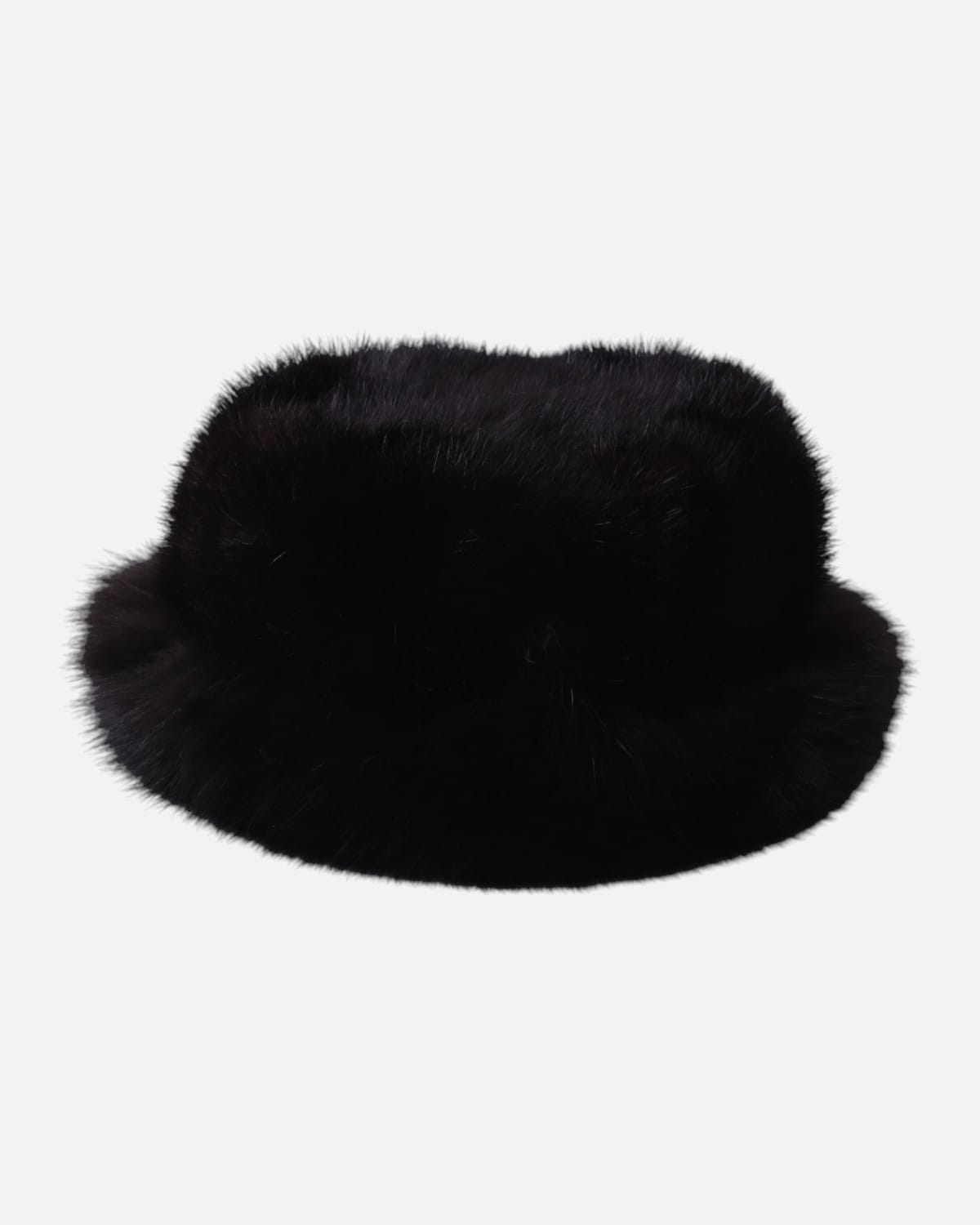 Black Fox Fur Hat Luxury Handmade Winter Hat 4