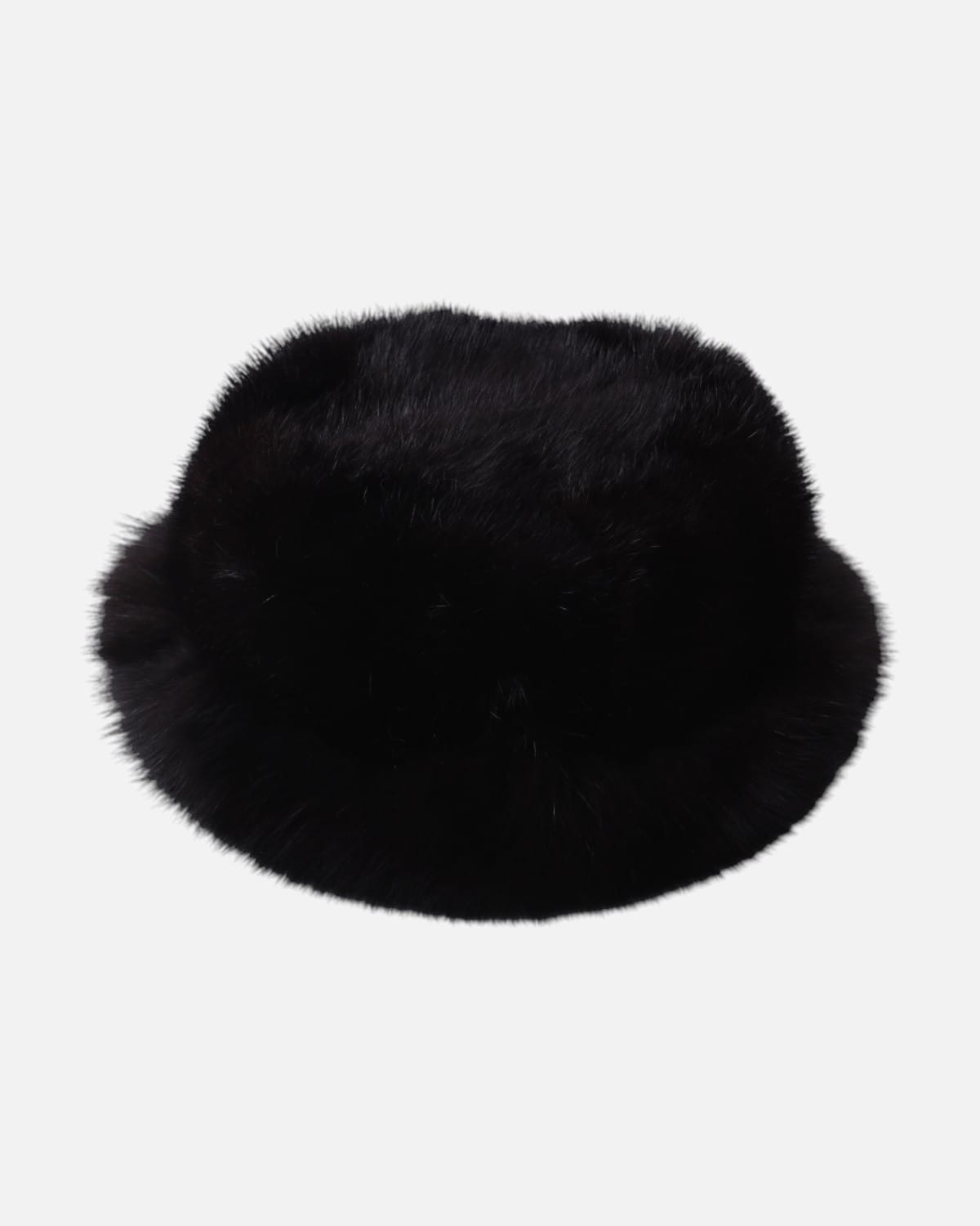 Black Fox Fur Hat Luxury Handmade Winter Hat 2