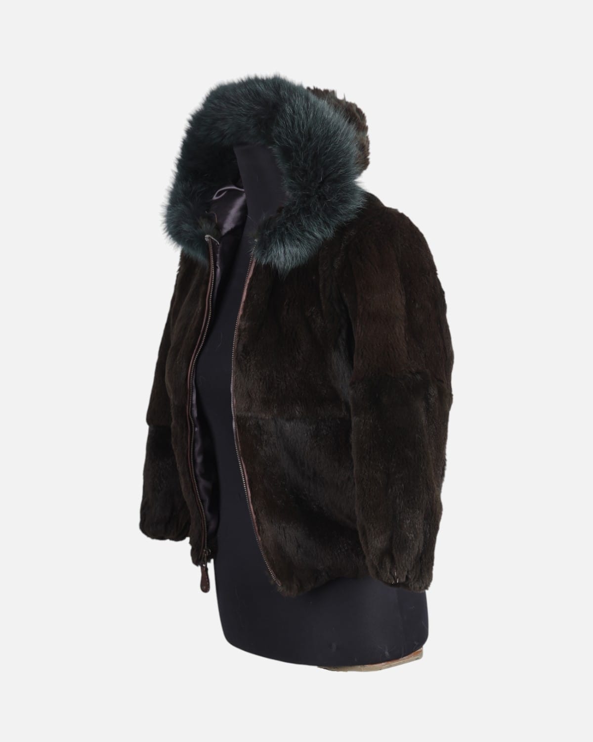 Kids Fur Lined Hooded Winter Coat 1