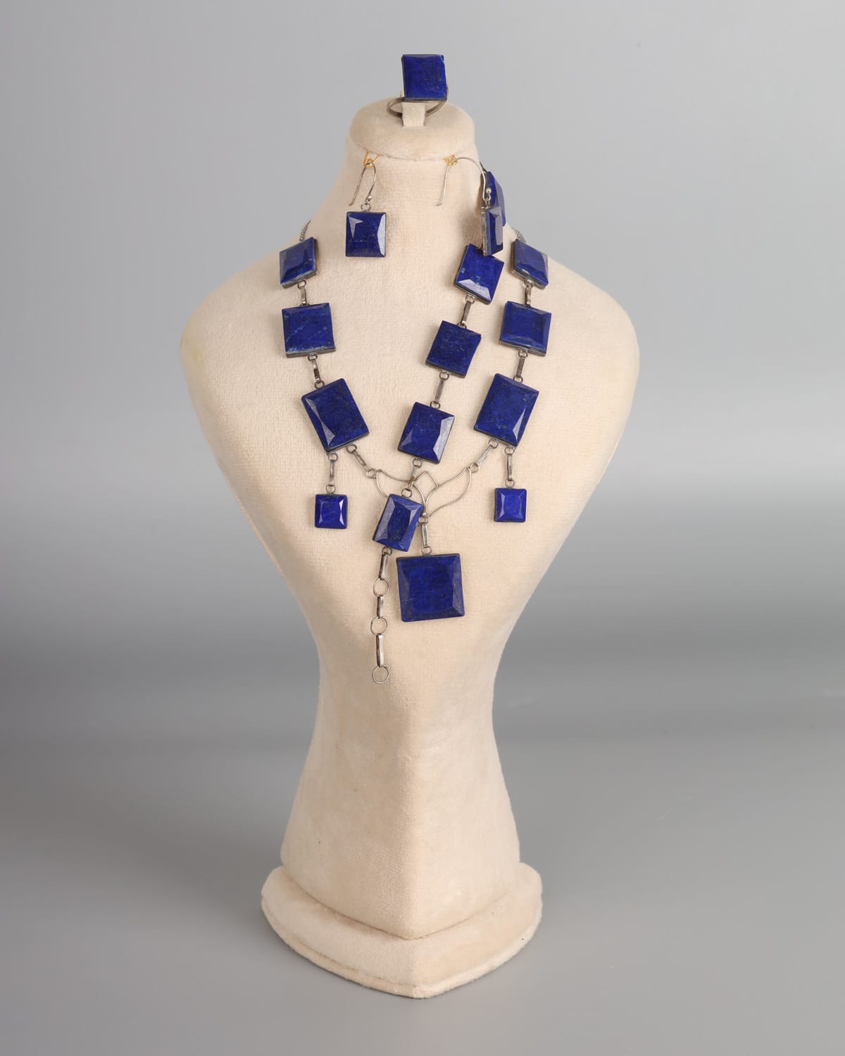 Handcrafted Lapis Lazuli Jewelry Set 6