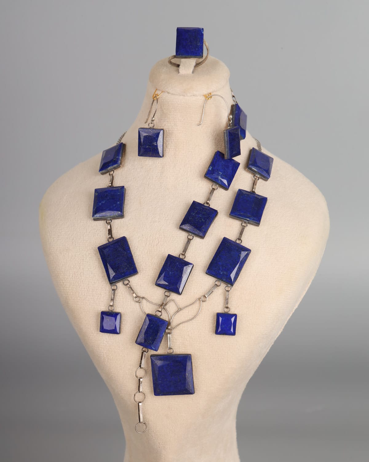 Handcrafted Lapis Lazuli Jewelry Set 3