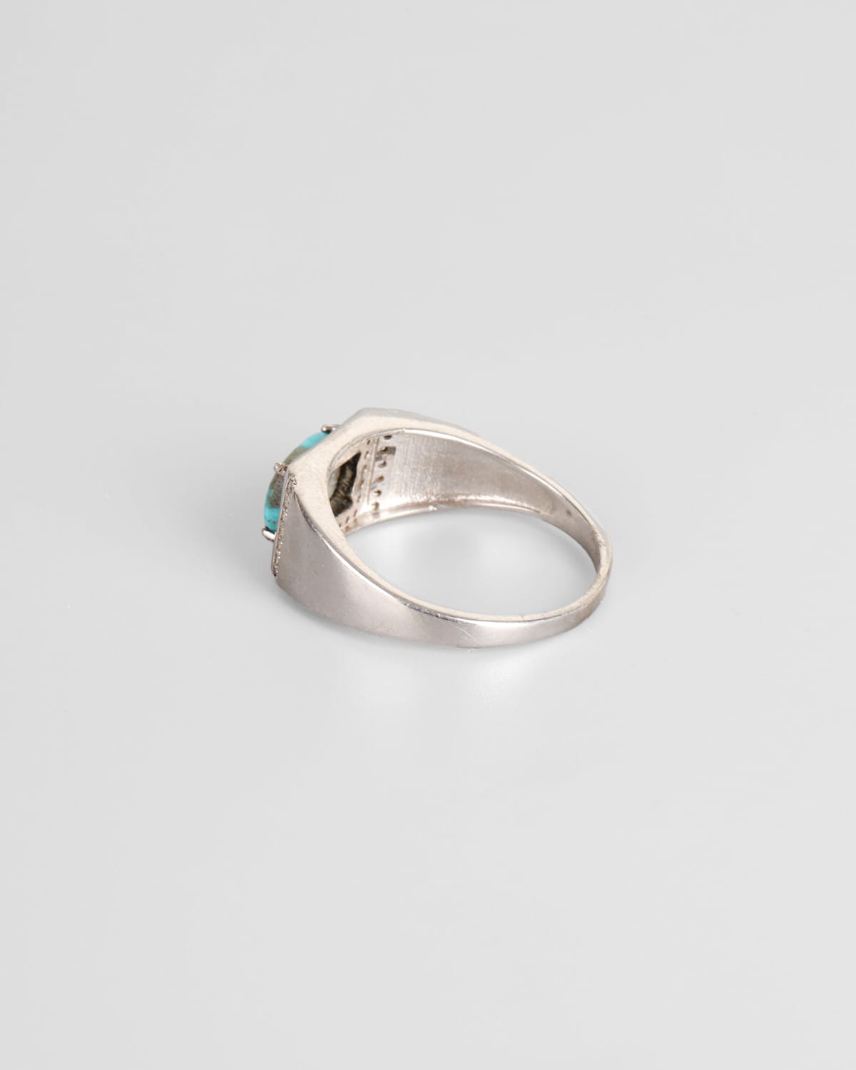 Turquoise Nishapur Ring 925 Silver Gemstone Ring 4