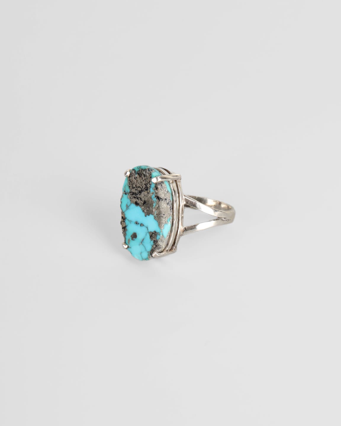 Women’s Iranian Nishapur Turquoise Ring 4