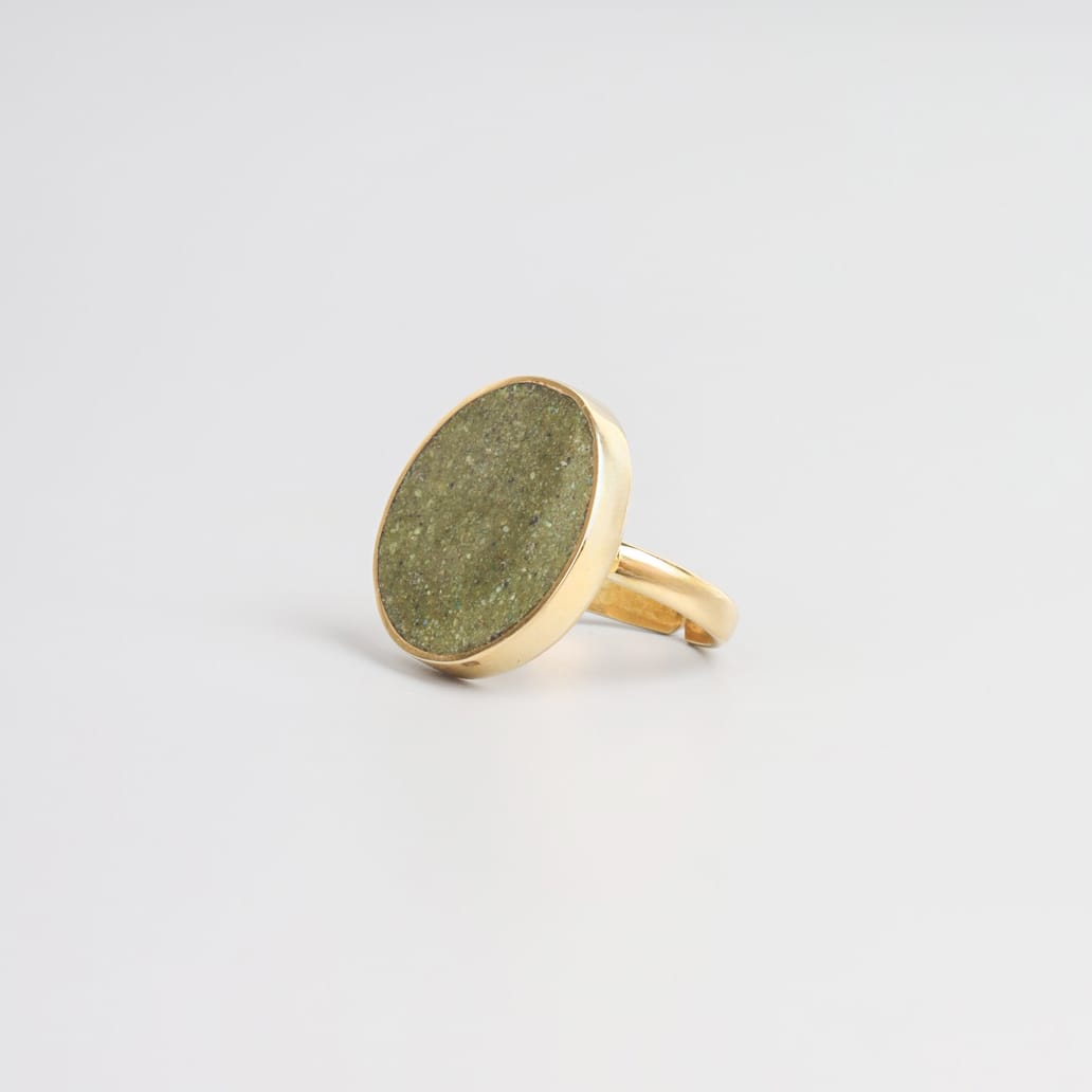 Bamyan Turquoise Oval Signet Ring 5