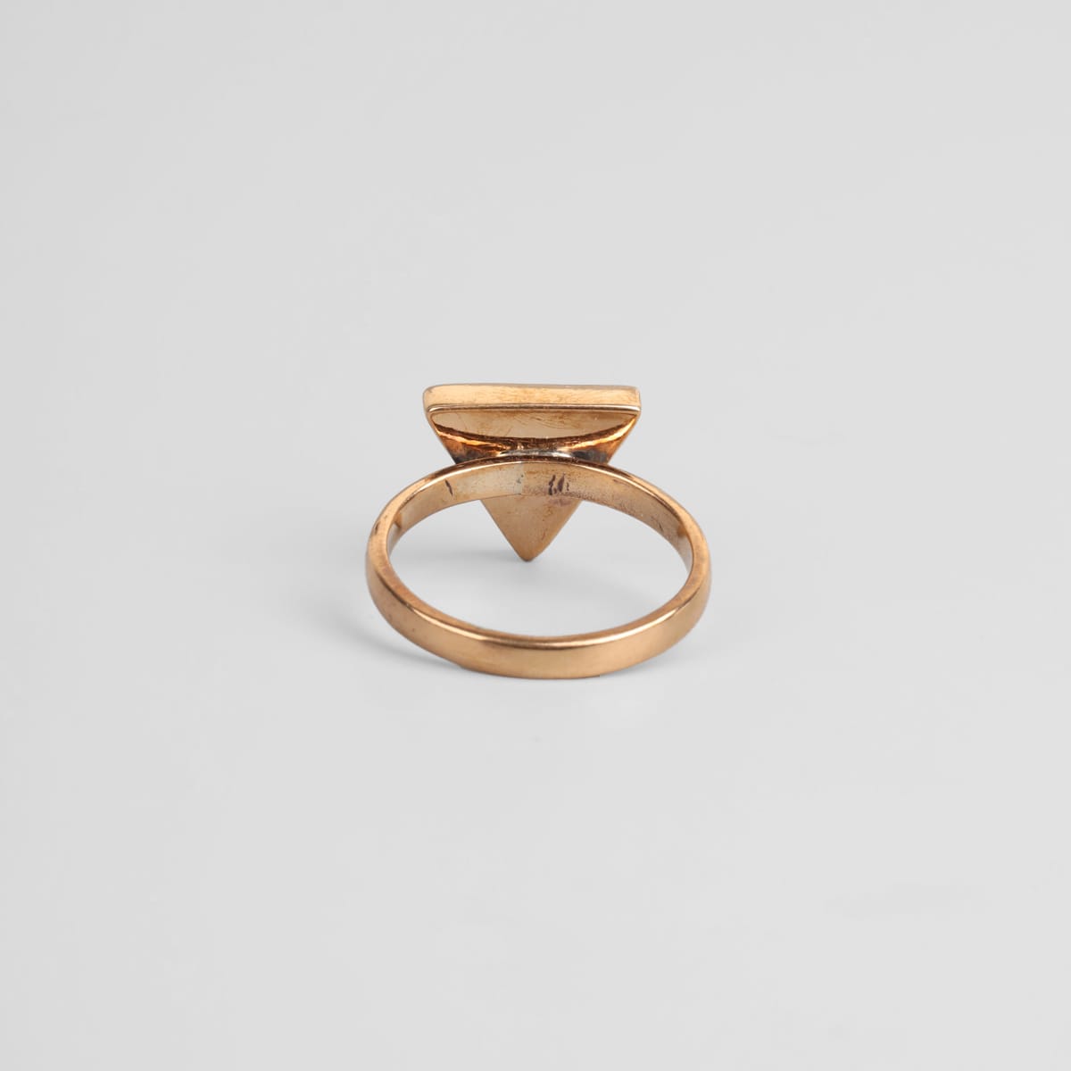 Modern Lapis Triangle Ring 1