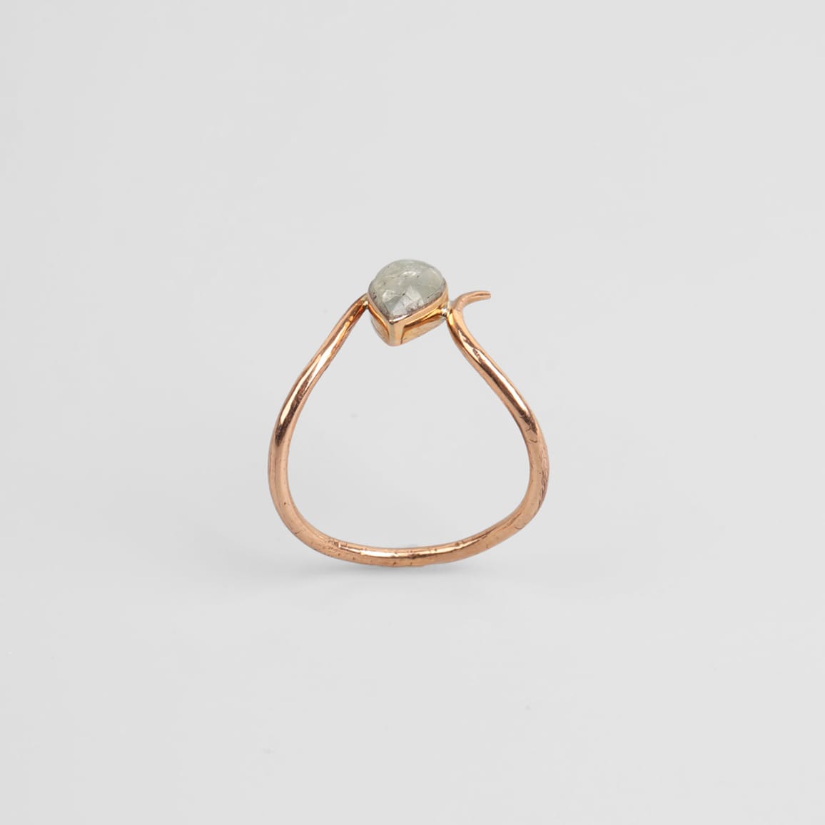 Scapolite Stone Minimalist Ring 5