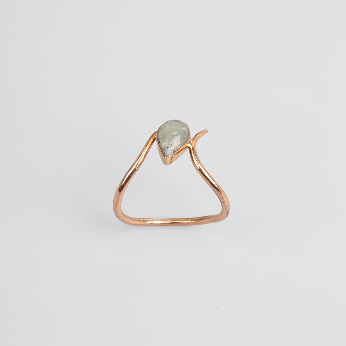 Scapolite Stone Minimalist Ring 3