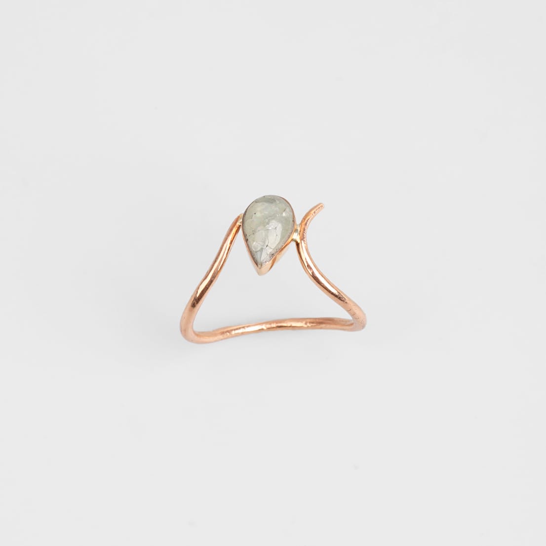 Scapolite Stone Minimalist Ring 4