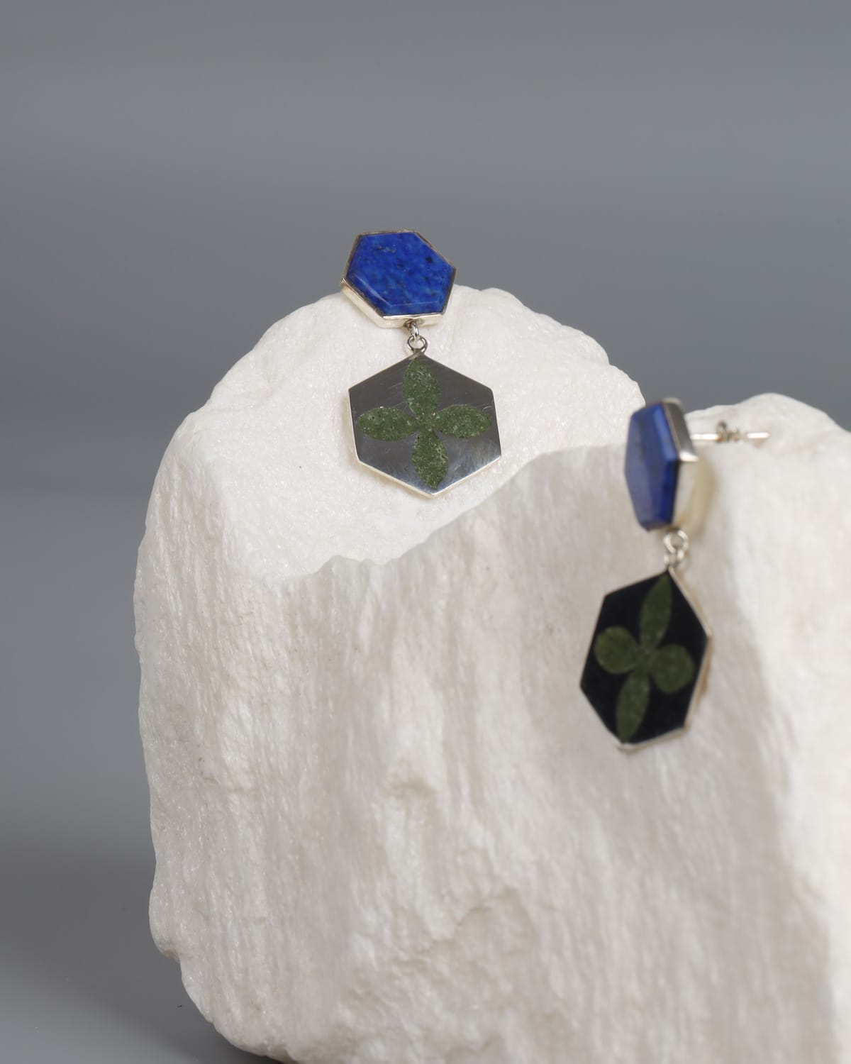 Lapis Lazuli & Turquoise Gemstone Earrings 2