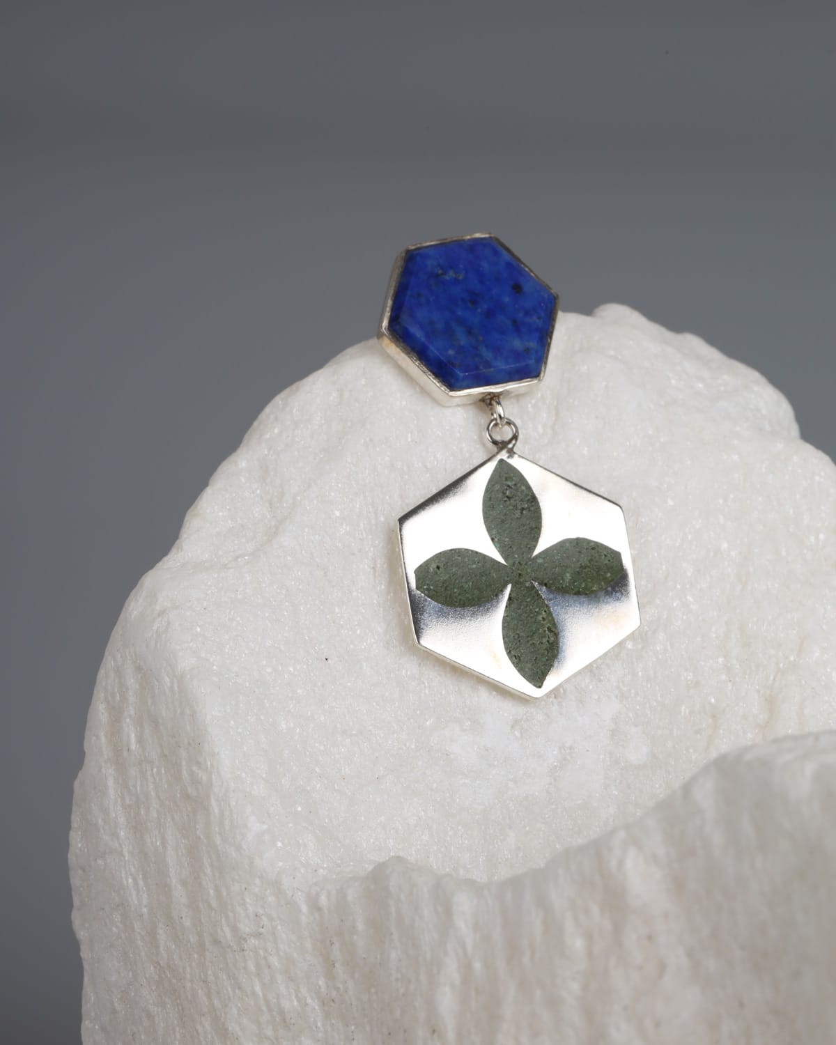 Lapis Lazuli & Turquoise Gemstone Earrings 1