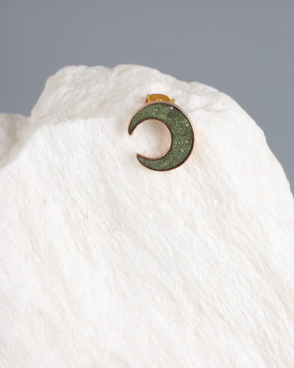 Half Moon Bamyan Turquoise Earring 4