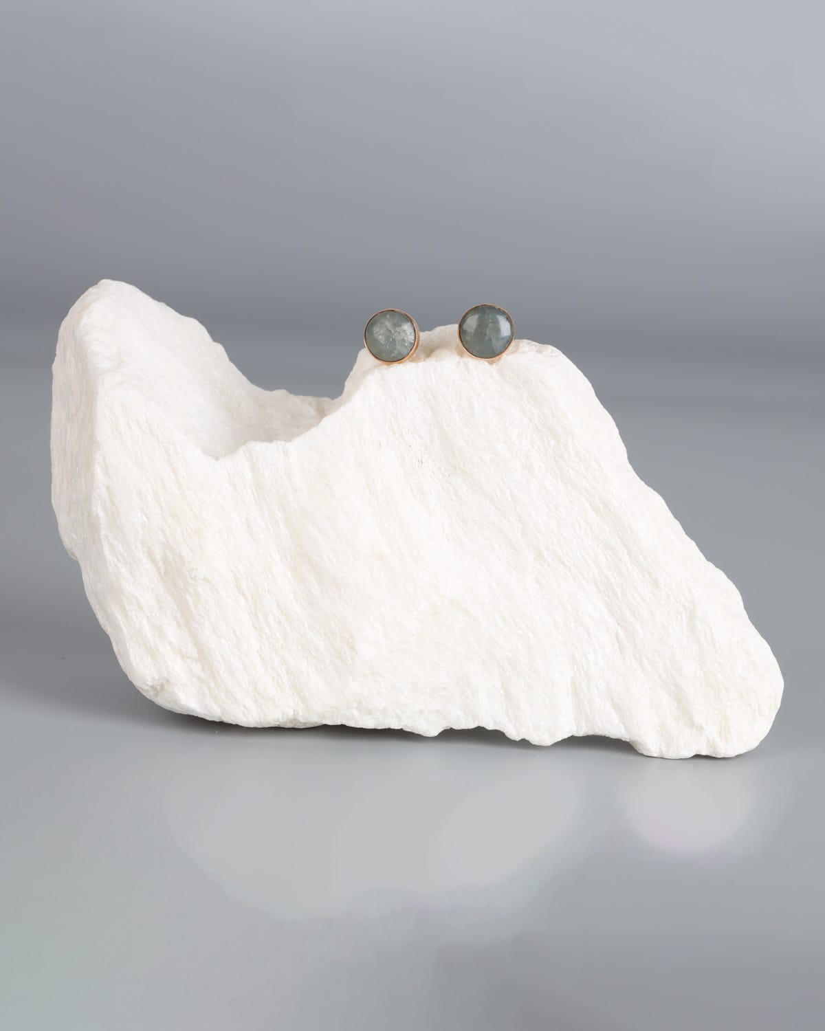 Scapolite Stone Stud Earrings 1